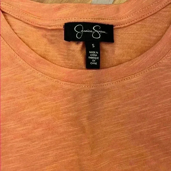 Eyelet Short Sleeved Top Jessica Simpson Size S - Picture 3 of 4